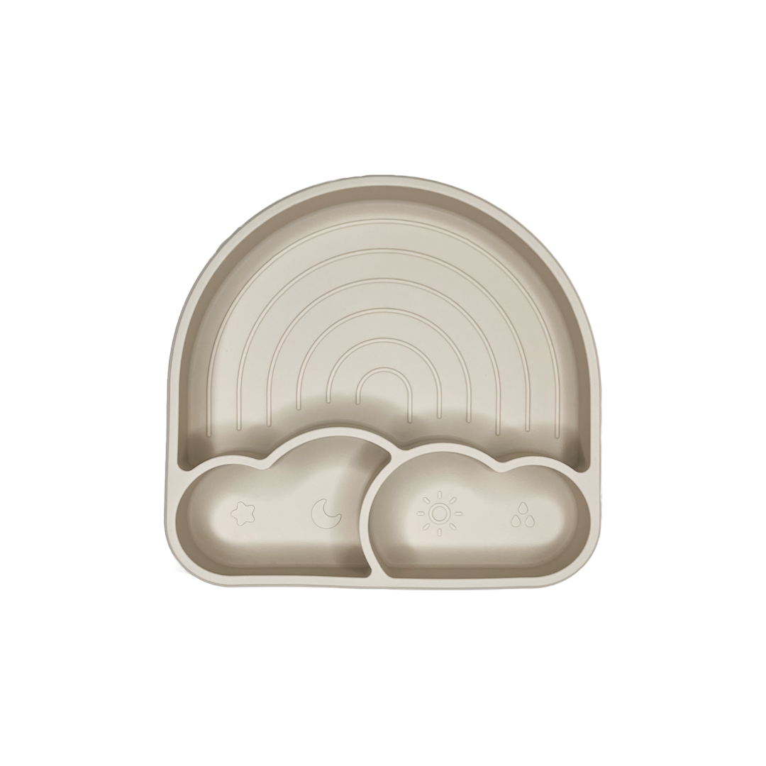 You Are My Sunshine Rainbow Silicone Plate