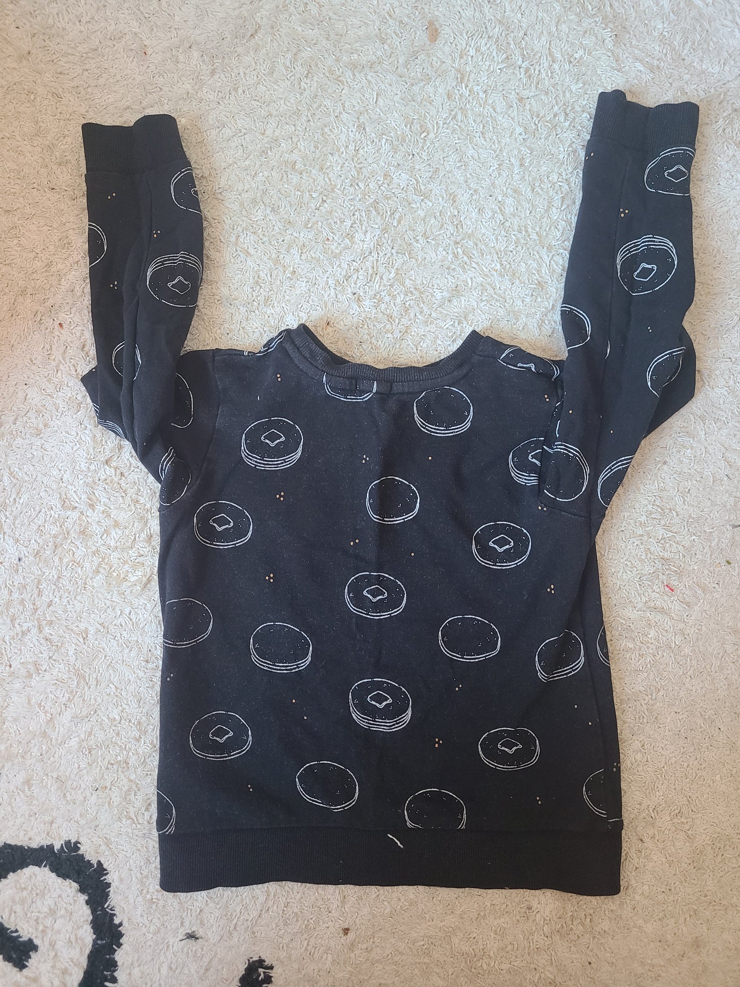 Cotton Miles Sweatshirt with Pancakes Size 4 (pre-loved)