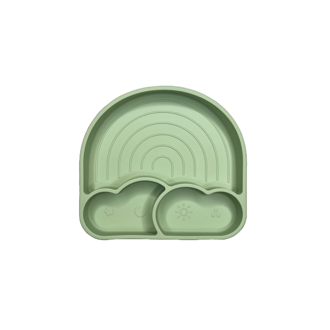 You Are My Sunshine Rainbow Silicone Plate