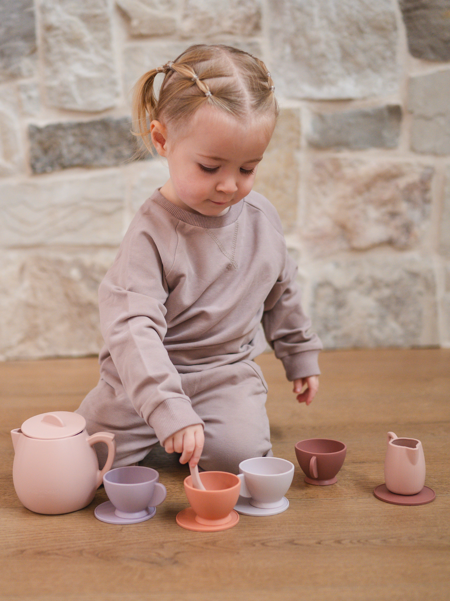 *LIMITED* Silicone Tea Set - Petal
