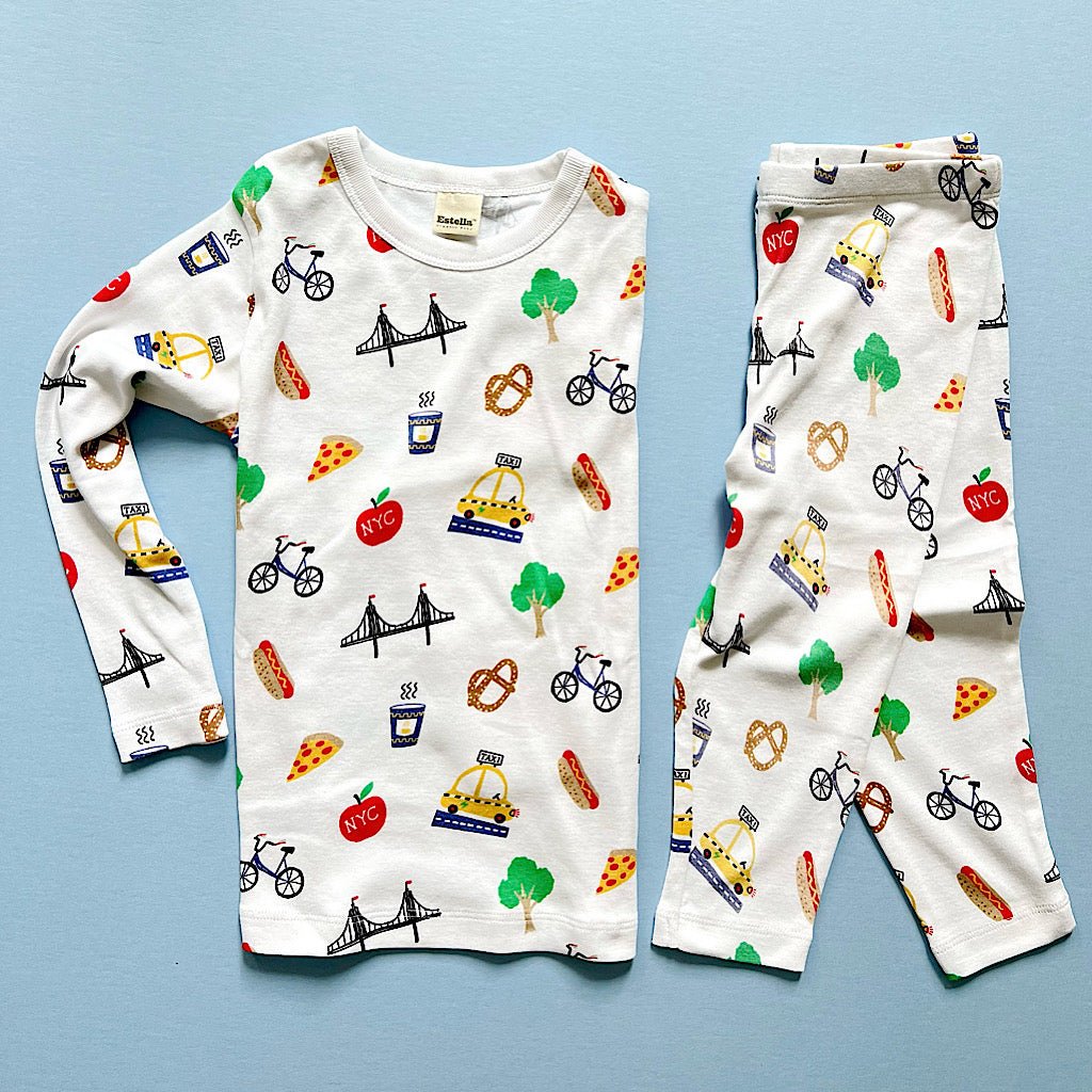 New York City organic cotton kid pajama
