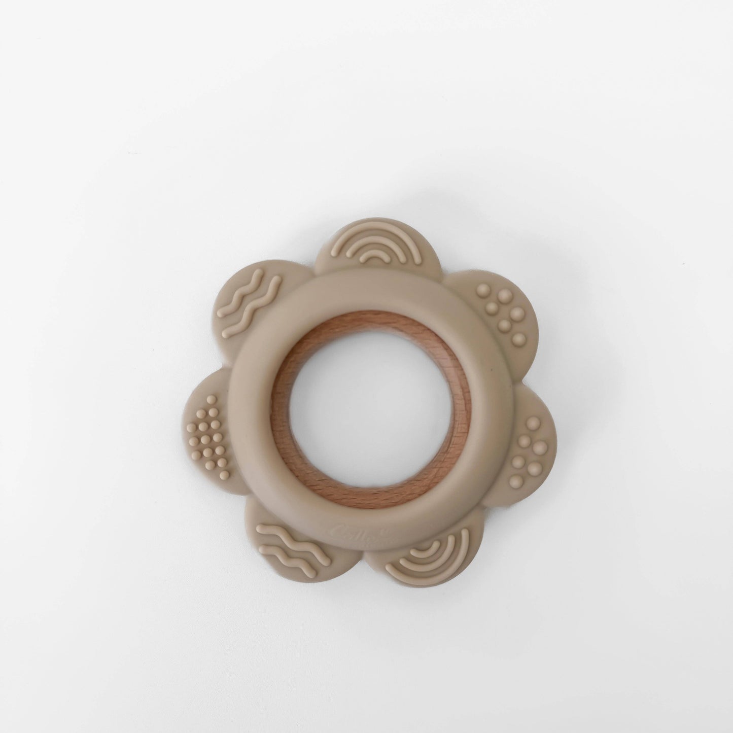 Silicone & Beechwood Garden Party Teether