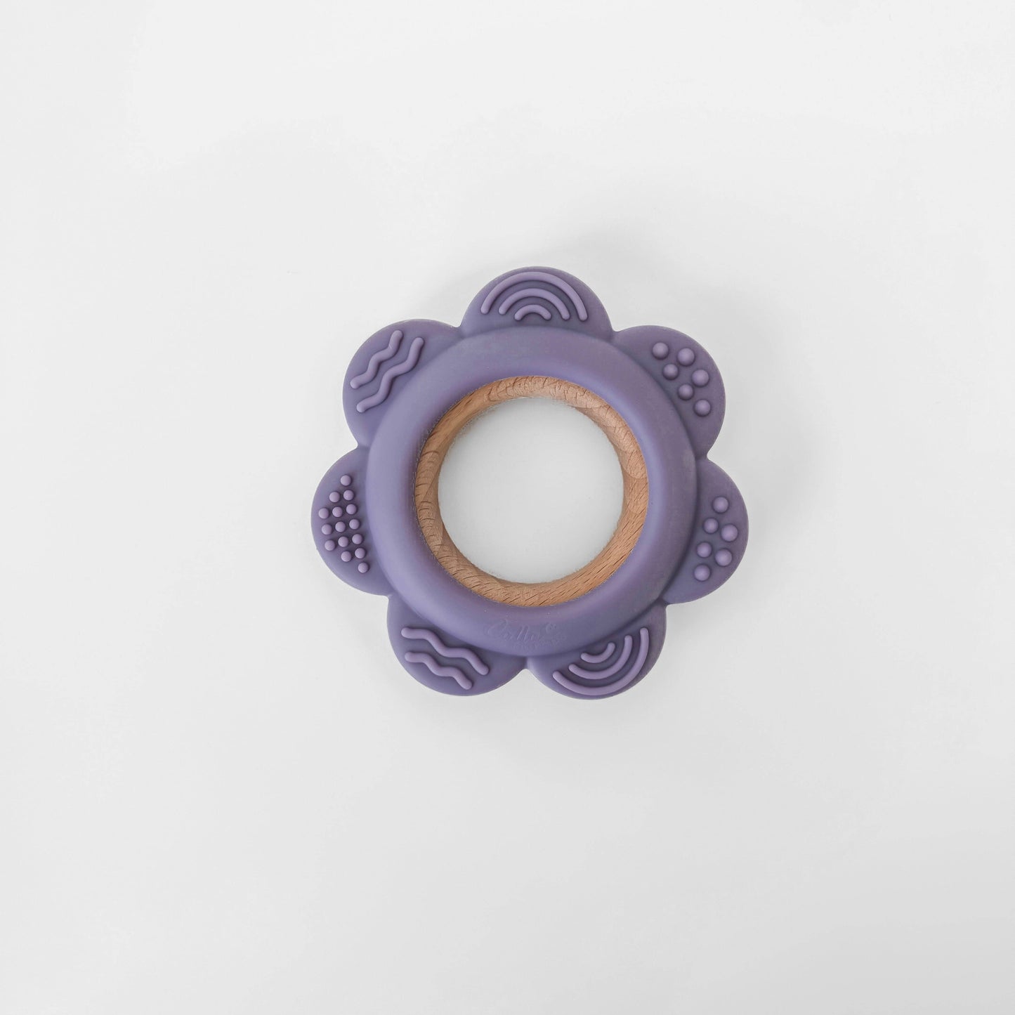 Silicone & Beechwood Garden Party Teether
