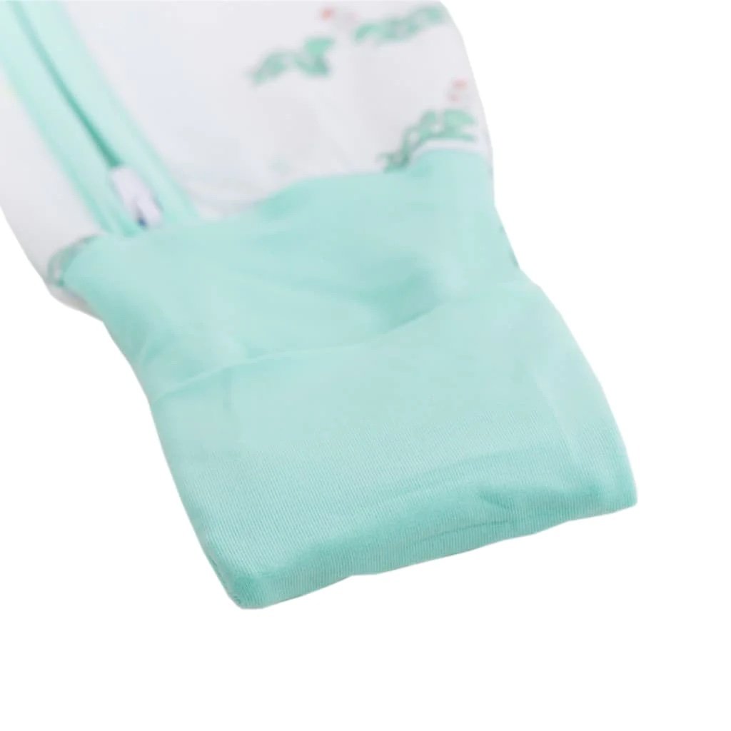 Honu Honi Turtle Heart Newborn Bamboo Zipper Pajama