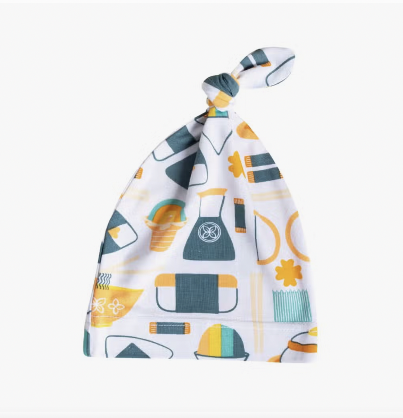 808 Grindz Asian Hawaiian Food Bamboo Newborn knotted Hat