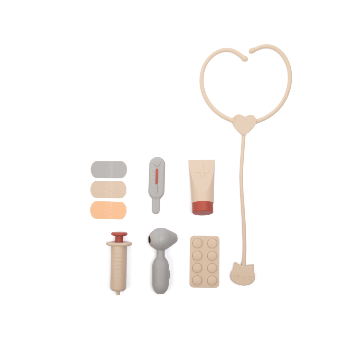 food grade silicone toddler doctor kit toy imaginary play