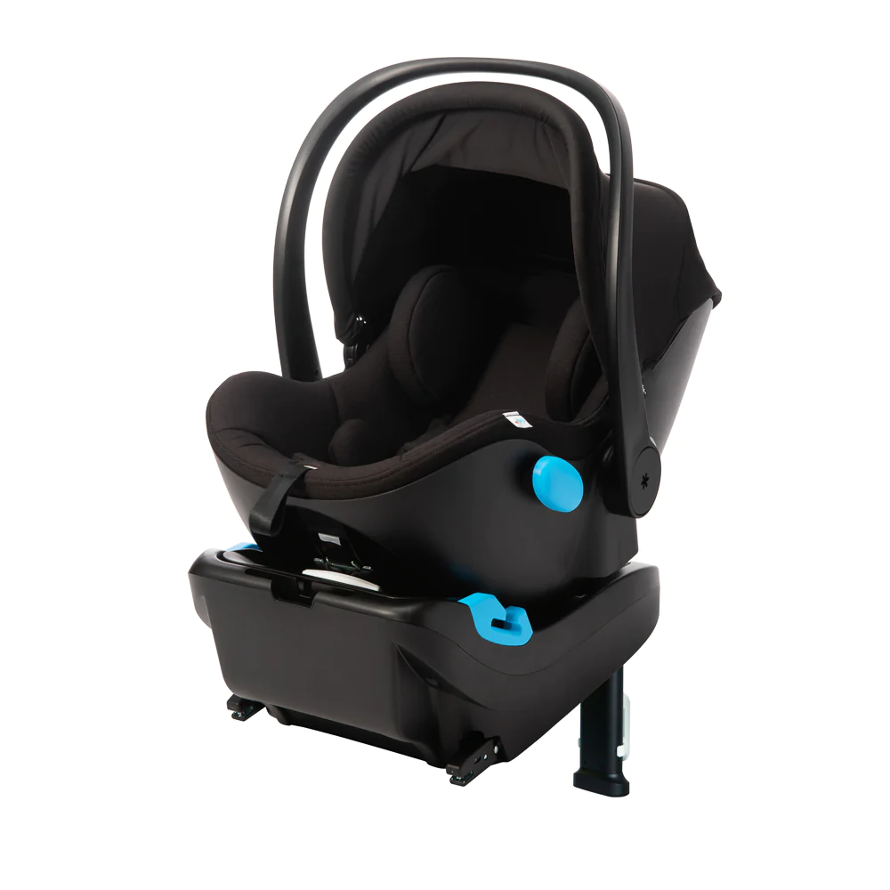 Clek Liing Infant Car Seat Black Railroad Ziip Travel System