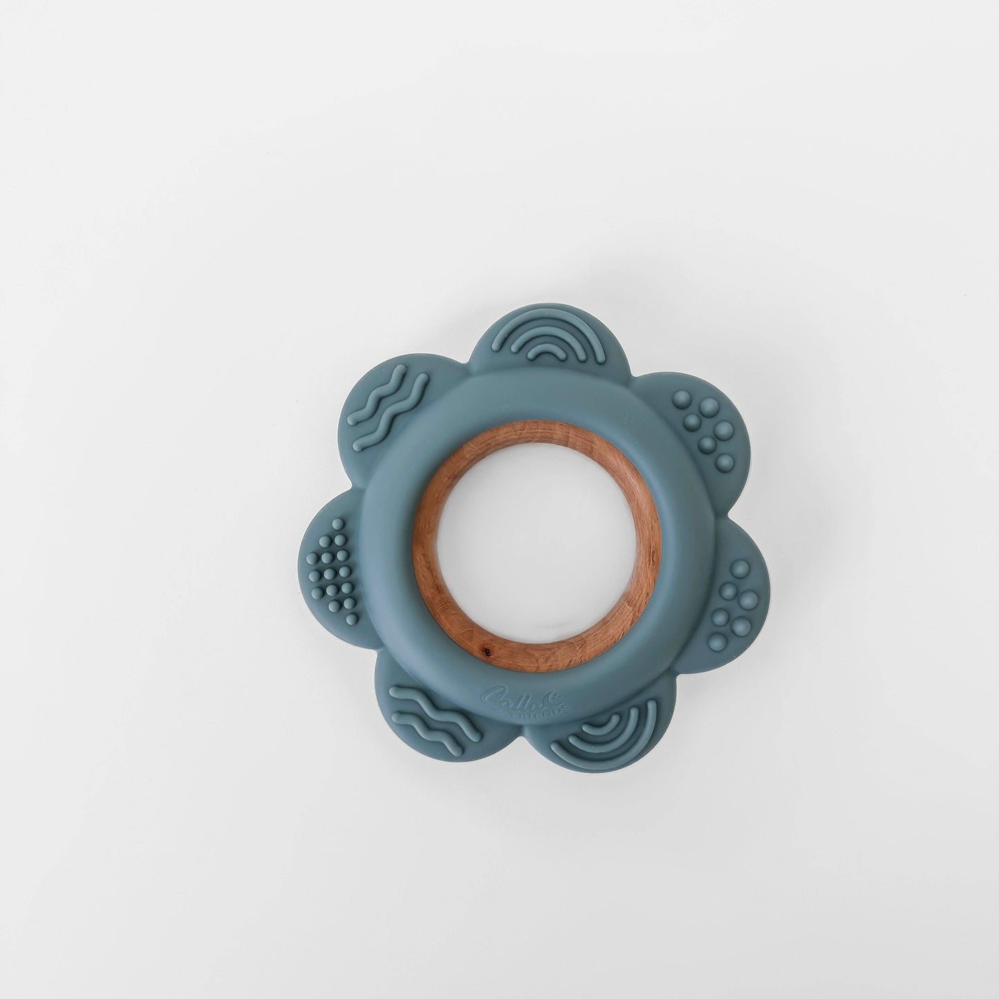 Silicone & Beechwood Garden Party Teether