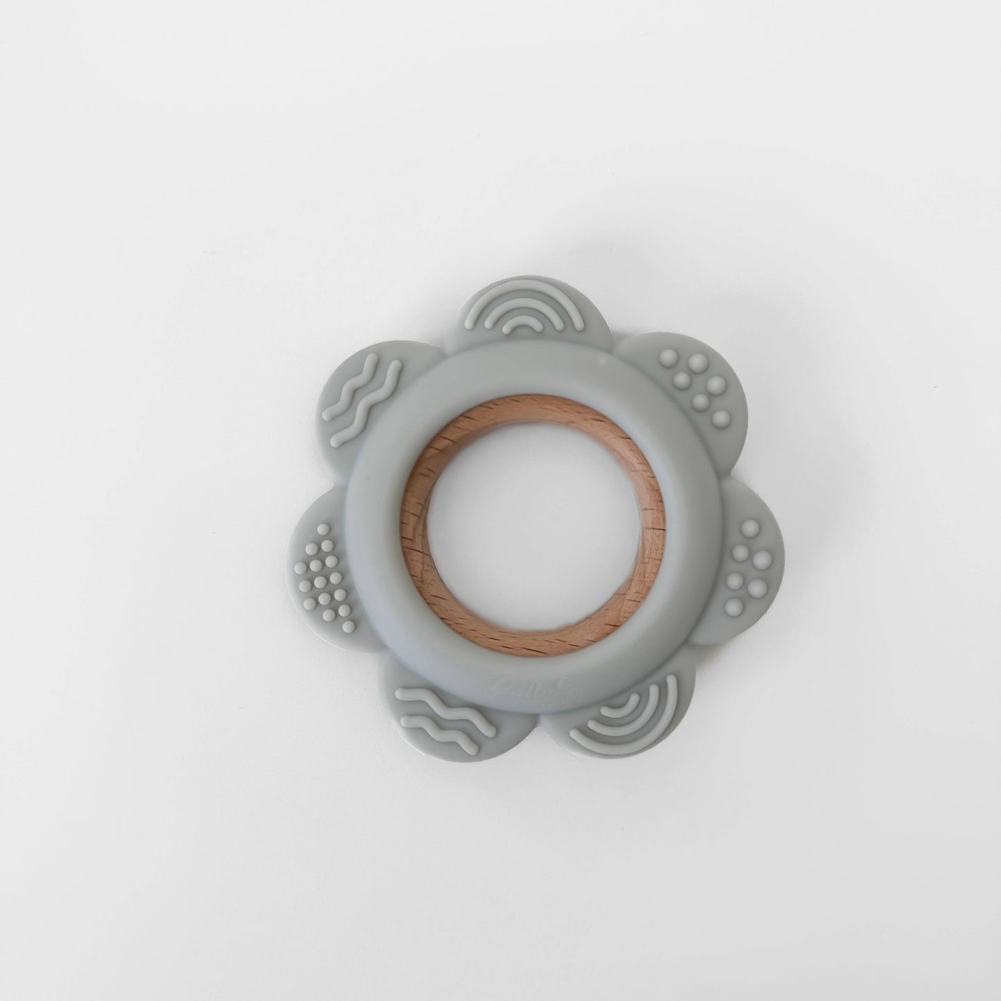 Silicone & Beechwood Garden Party Teether