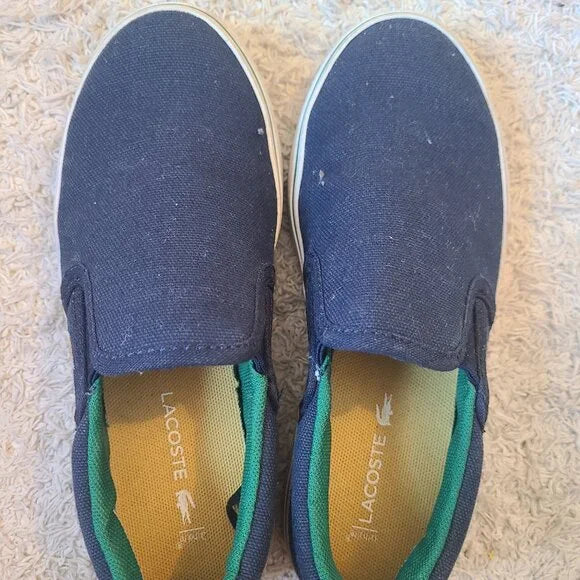 Lacoste Navy Loafers Size 12