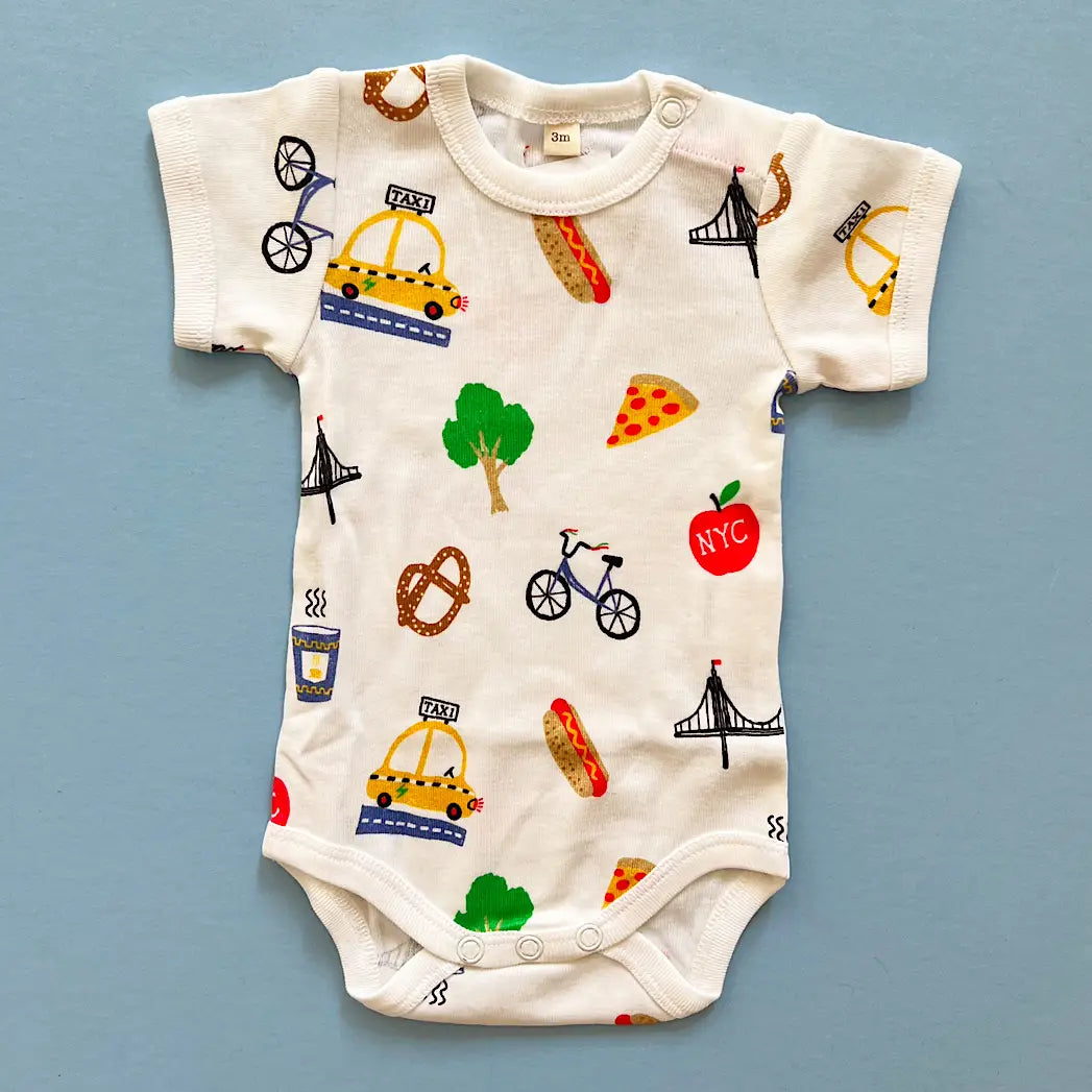 Organic Cotton NYC Onesie