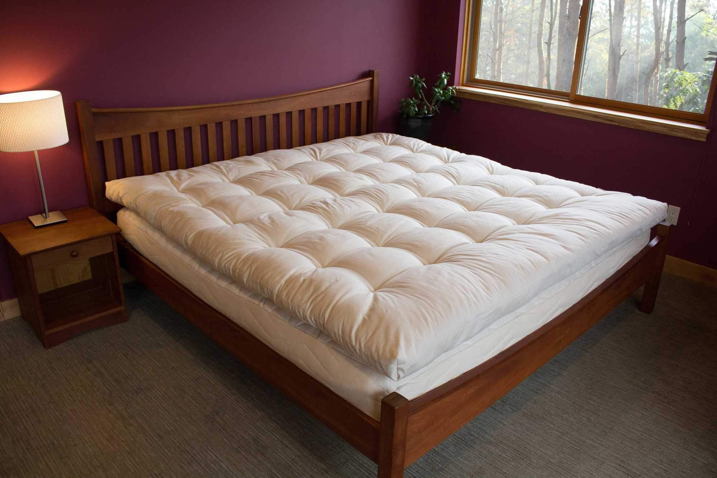 certified organic wool cotton mattress topper holy lamb organics