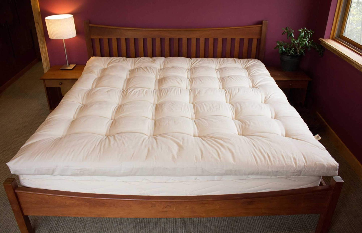 certified organic wool cotton mattress topper holy lamb organics