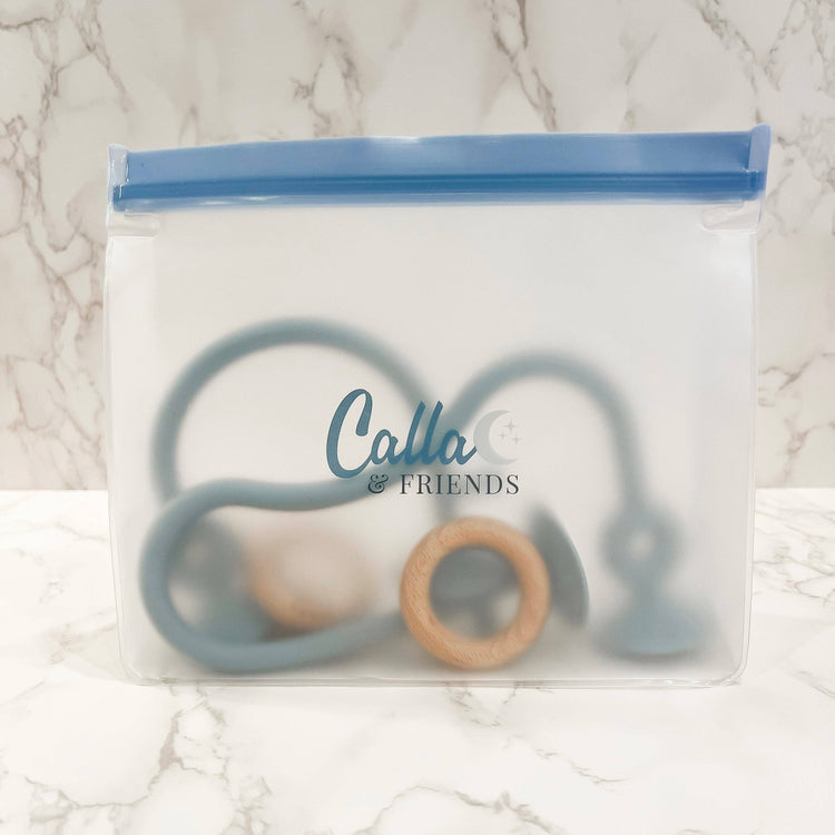 on the go suction toy in a reusable travel bag