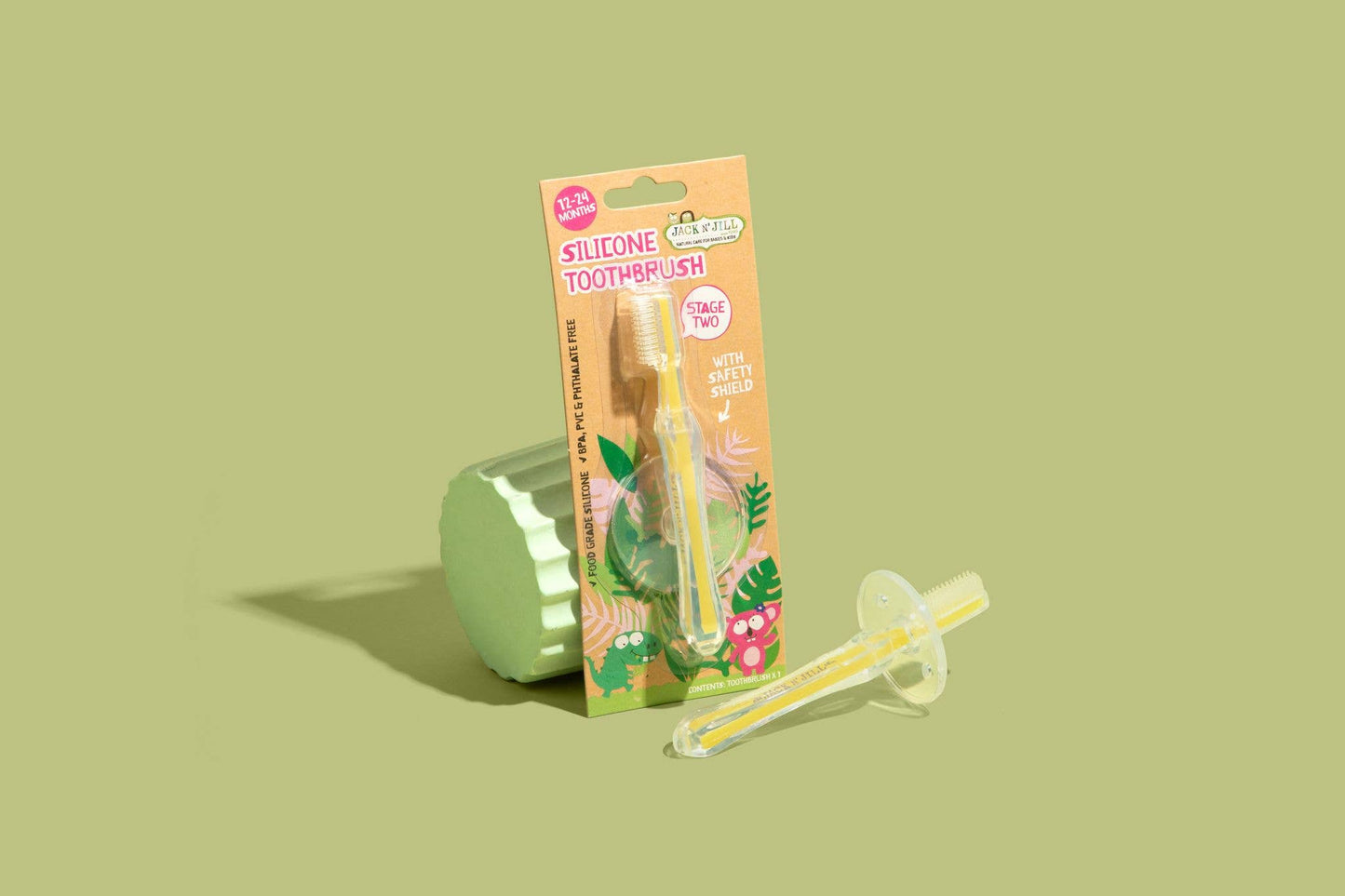 Jack N' Jill Stage 2 Silicone Toothbrush