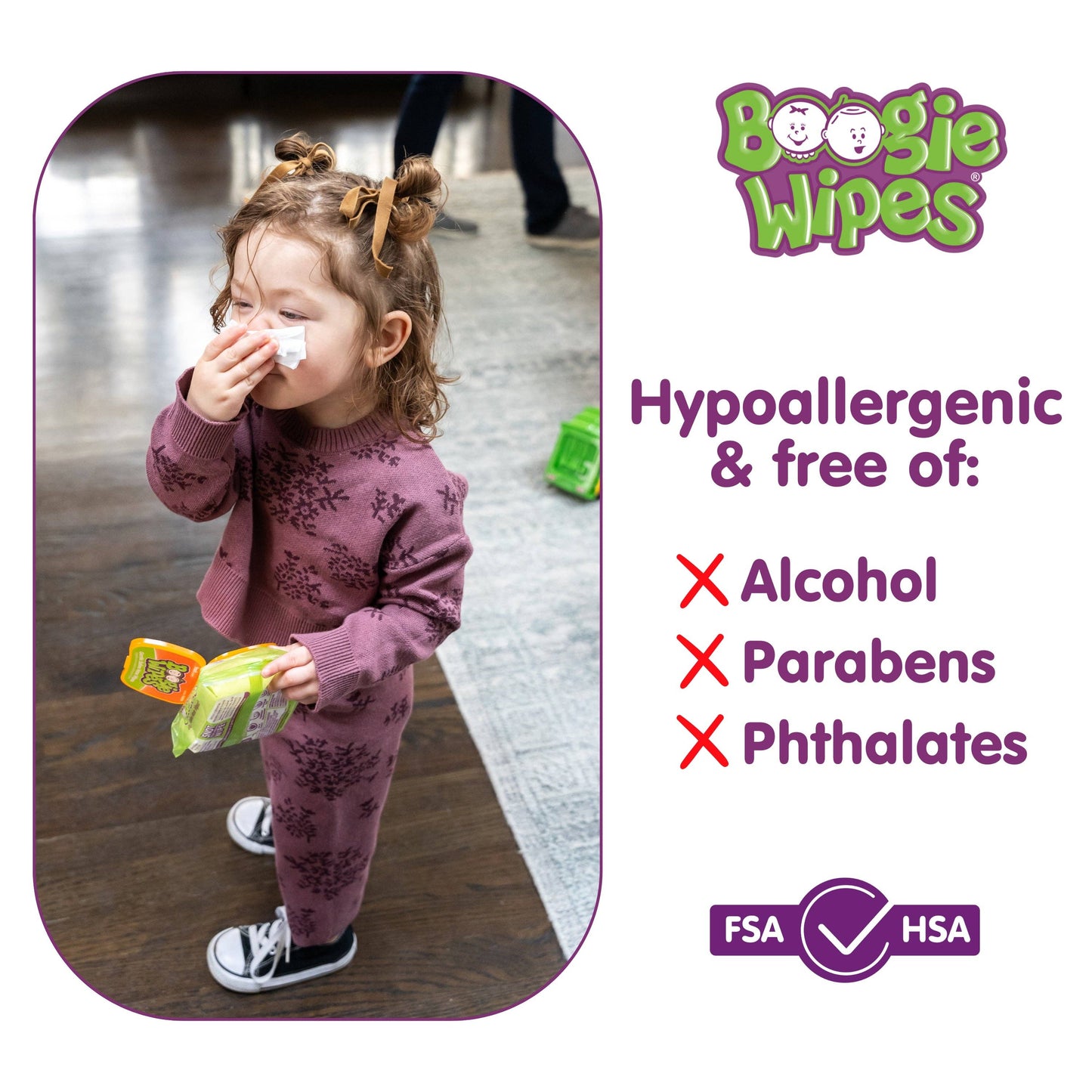 Boogie Saline Nose Wipes