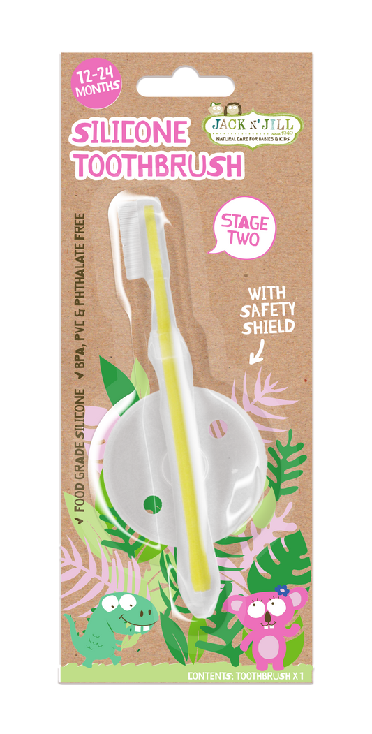 Jack N' Jill Stage 2 Silicone Toothbrush