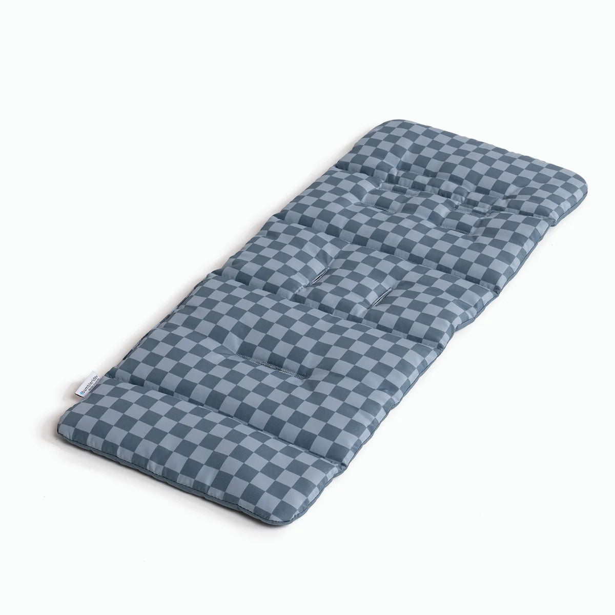 Bumbleride Stroller Ecofriendly Recycled Seatliner ocean blue checkered