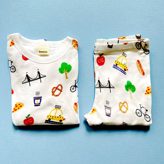 New York City organic cotton kid pajama
