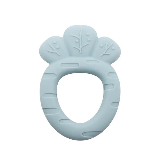 Food grade silicone blue carrot baby teether Easter basket Passover