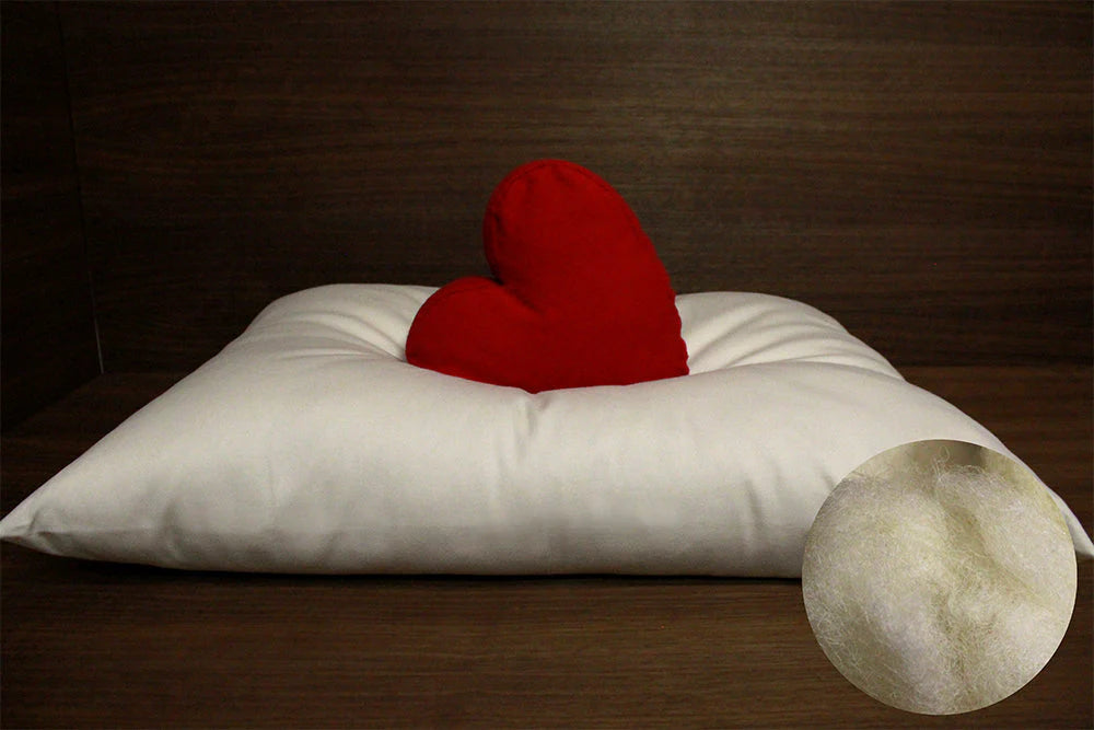 wool organic cotton pillow natural textiles eco-friendly sustainble