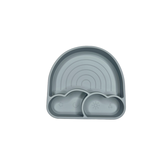 You Are My Sunshine Rainbow Silicone Plate
